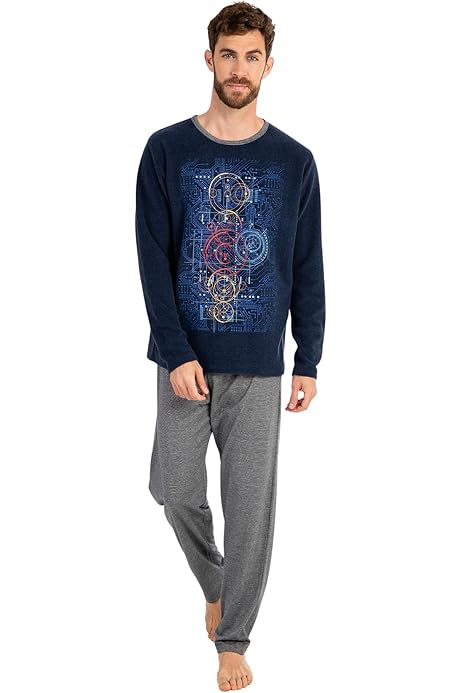 Ropa Pijamas Forro Polar Forro Polar Pijama Invierno Caballero