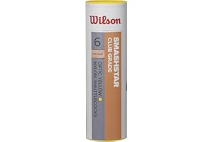 ‎WILSON Wilson Badminton-Ball, Smashstar Shuttlecocks, 6-er Dose