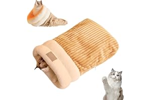 DAZZTIME Katzenschlafsack,Cat Winter Sleeping Bag,Cat Sleeping Bag,Katzensack,Katzenbett,Winterschlafsack Für Katzen,Katzen kuschelhöhle,for Indoor Cats and Small Dogs