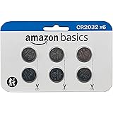 Amazon Basics CR2032 Lithium Knopfzellen, 6 Stück (1er-Pack)