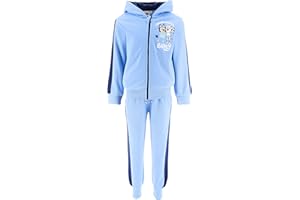 Bluey Chandal para Niños, Conjunto 2 Piezas para Niñas, Sudadera con Capucha y Pantalones, Traje Deportivo, Regalo para Niños, Tallas 3 a 6 Años