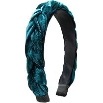2 Stück Trachten Haarreifen Mit Glitzer & Kristallperlen | Dirndl Haarschmuck In Dunkelblau/Schwarz