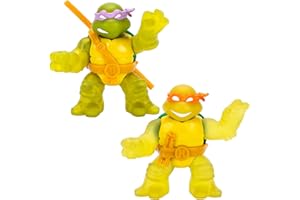 Heroes of Goo Jit Zu Tartarughe Ninja | Turtle Power Team Up | Super Squishy | Super Elastici | Donatello e Michelangelo | Si Estende a 3 Voli