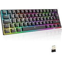Empire Gaming - K246 gaming-toetsenbord, draadloos, compact, TKL 65