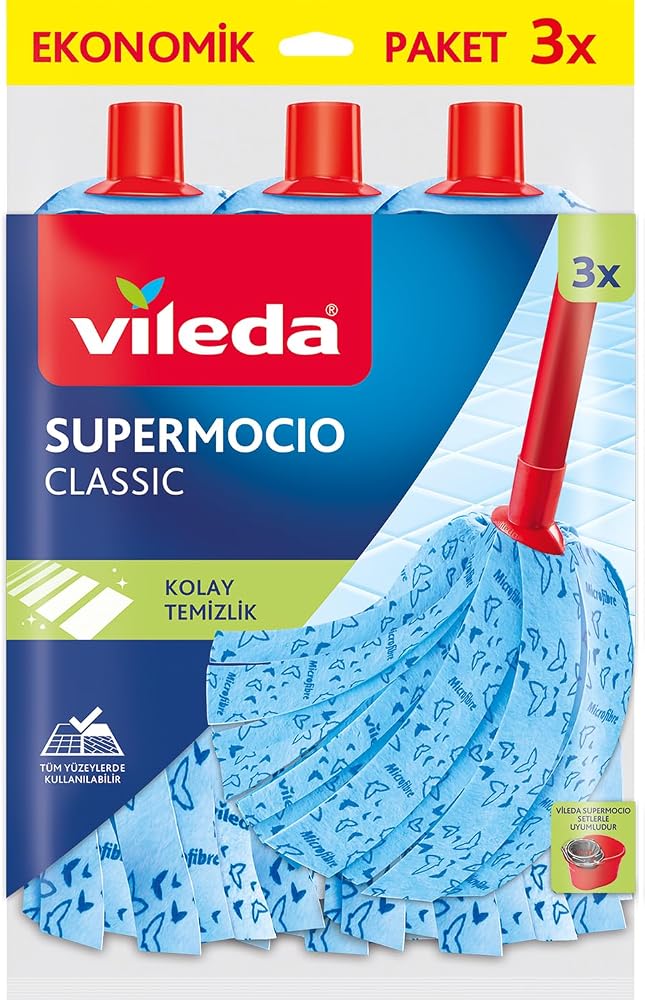 Vileda Klasik Yedek Paspas, 3 Parça