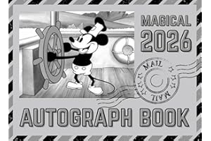 Autograph Book With Inspirational Quotes: A Gift for Children to Collect Signatures of Characters, Photos and Theme Park Memories; A Keepsake to a Magical Vacation Reveal (Autograph Book Series)