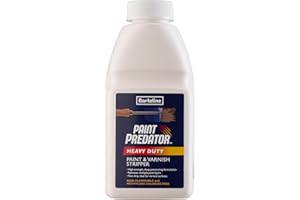 Bartoline Paint Predator Heavy Duty and Varnish Stripper 500 ml, Professional Strength, Non-Caustic Remover for Wood, Metal and Masonry