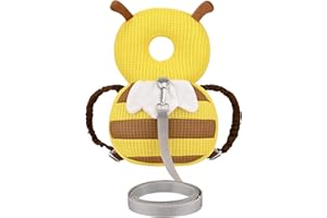 Bebamour Baby Walkers Protective Baby Sit Me Up Toddler Adjustable Baby Head Protection Safety Pad Backpack Wear for Crawling