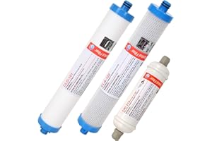 Cartouches compatibles AC30 - Pack sédiment + charbon + post-charbon 3/8" - Crystal Filter®