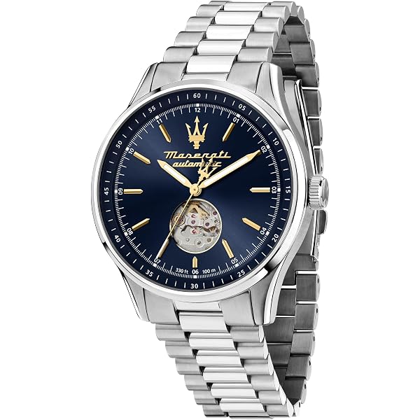 Orologio Uomo Maserati Stile R8823142004 Scheletro Automatico con