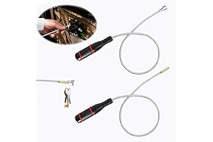 hufhnwso Calamita Potente 2 Pezzi, 60cm Calamite, Calamita Telescopica,Portatile Pinza Magnetica Pieghevole Potente, Pinza Raccogli Oggetti