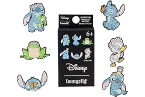 FUNKO Loungefly Disney - Lilo & Stitch - Springtime Stitch - 1 Of 6 To Collect - Styles Vary - Lilo And Stitch - Enamel Mystery Pin Box - Cute Novelty Collectible Brooch - For Backpacks