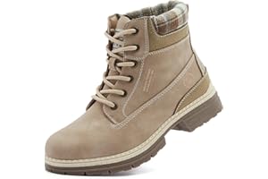 ANJOUFEMME Wanderschuhe als Winterschuhe für Damen, Wasserdichte & Warme Winterstiefel für Outdoor, Trekking & Winterwandern