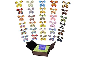 UGBO Flying Butterfly Spielzeug Fliegende Schmetterlinge Magische Aufziehbare Schmetterlinge Gummiband Powered Schmetterling Karte Toy Überraschung Geburtstag Hochzeit Deko 30PCS