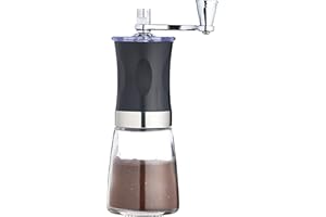La Cafetière Manual Coffee Grinder, Hand Coffee Beans Grinder, Black