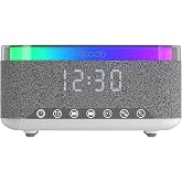 Mikado MD-W10 1200mAh 10W Gri BT USB RGB Gece Lambası Alarmlı Saat Speaker