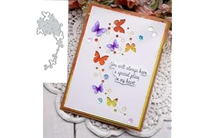 YEYERT Lots of Butterfly Metal Die Cuts for Card Making,Christmas Butterfly Card Cutting Dies Cut Stencils DIY Scrapbooking Album Decorative Embossing Paper Card Embossing Craft