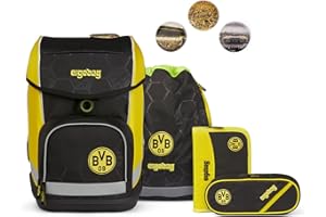 ergobag cubo Set ergonomischer Schulrucksack Klassisch 6-teilig 1. Klasse Grundschule