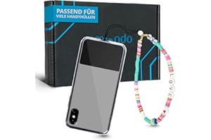 pamindo® Handykette Universal mit Perlen/Premium Handyband/Handy Anhänger/praktisches Accessoire/Smartphone Umhängeband