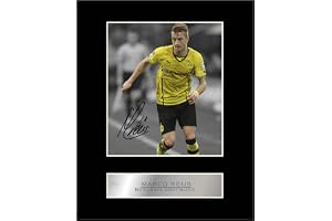 Marco Reus signerad monterad fotovisning Borussia Dortmund