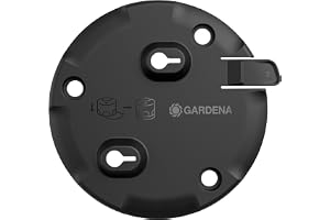 Gardena AquaPrecise monteringsplatta, för AquaPrecise bevattningssystem ovan jord, enkel installation, stabil infästning, hål