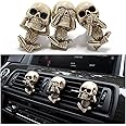Car Interior Accessories for Auto Air Freshener Vent Clips Conditioner Outlet Perfume Clip Automotive Air Conditioner Dashboard Decorations Offices Home Halloween Ornament Goth Gifts for Men Women