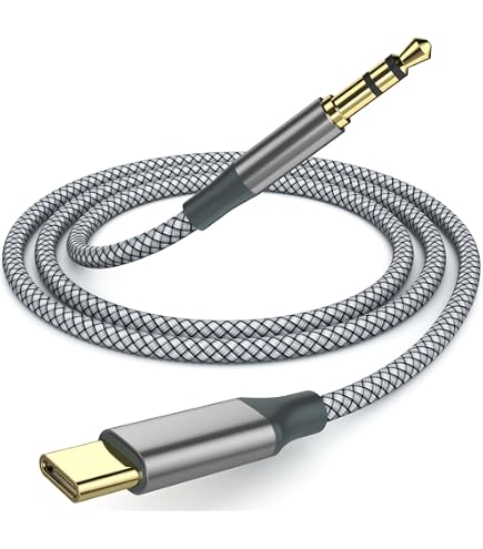 JSAUX USB C Auf Aux Kabel 2M, USB Typ C Auf 3.5mm K Produktbild-Vorschau 7