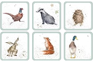 Wrendale Designs Zestaw 6 podstawek