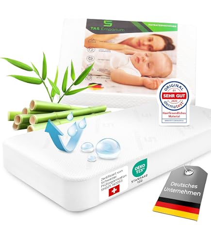 Protège-matelas Coton Bio 90x200 Cm – Anti-acariens, Non Imperméable, Coins élastiques, Fabriqué En Europe