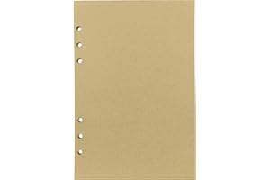 ZELTEN A5 papier de recharge brun papier Kraft