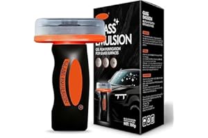 Hand-Held Glass Emulsion Cleaner, Oil Film Remover for Car Windshields and Windows, Car Windshield Oil Film Remover, Automotive Glass Oil Film Cleaning Brush, for Car Windows, Mirrors Surfaces (1PC)