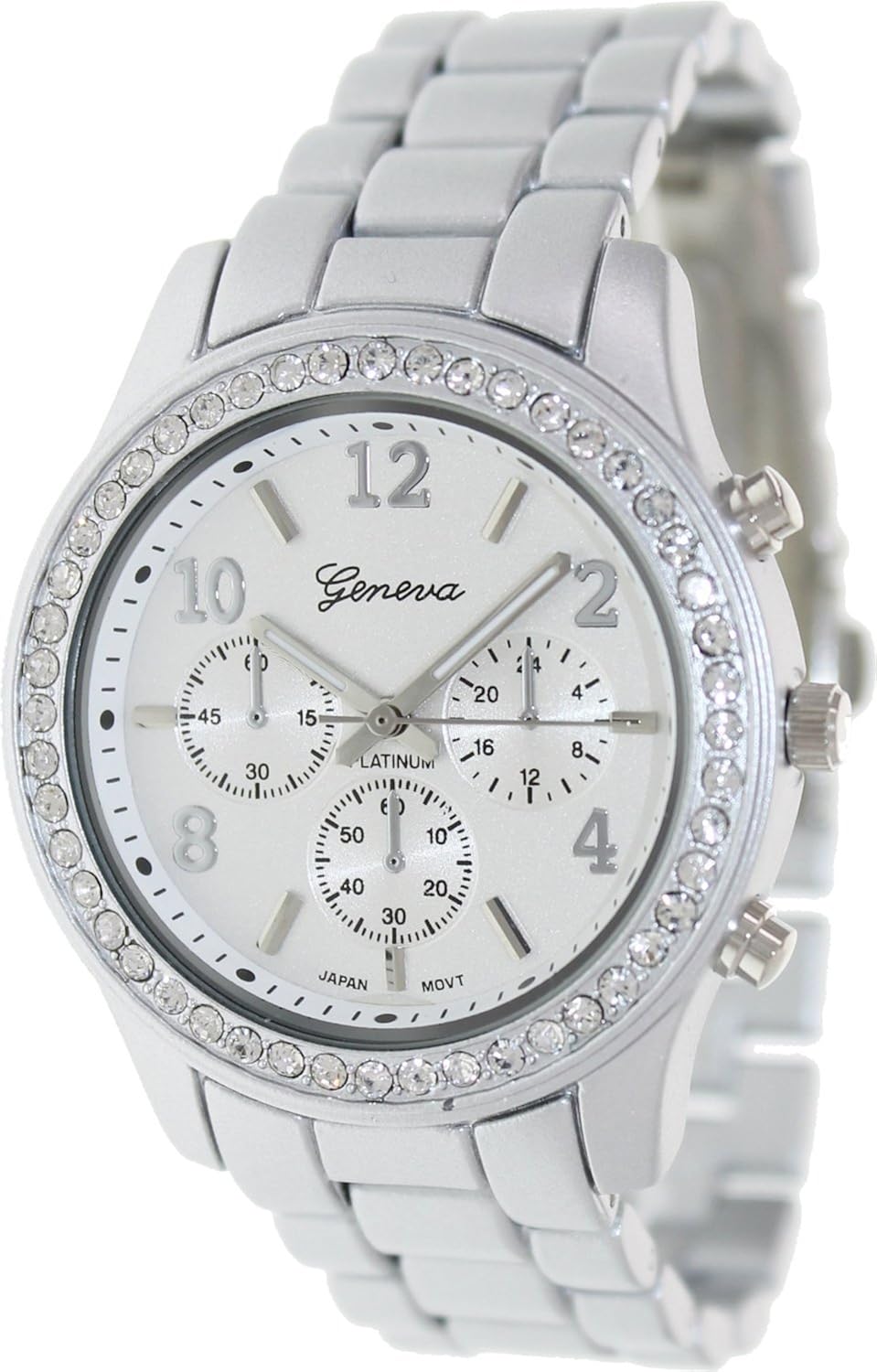 Geneva Silver Plated Classic Boyfriend