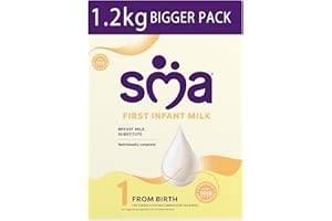 SMA NUTRITION SMA First Infant Baby Infant Milk Milk Pro Powder Formula , from birth , 1.2 kg (Pack of 1),packaging may vary 2 x 600g