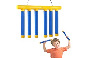 EZNAOBO Catching Sticks Games,Falling Sticks Catching Game,Catch the Stick Game Training Toys, Drop It Catch It Win It Reaction Game,3 Dropping Speeds, Falling Sticks Catching Game for Kids & Adults (yellow)
