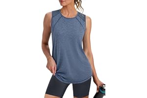 Gyabnw Camiseta sin Mangas Deportivo Tirantes Mujer Ligera y Transpirable para Deporte Adecuado para Yoga Gimnasio Correr y Otros Deportes