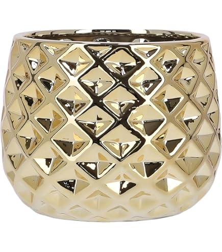 Muan Pot De Fleurs Déco, Noir, Terre Cuite