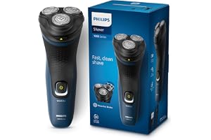 Philips Electric Shaver for Man| 3D Flex Heads| 27 Self-Sharpening Blades| ComfortCut |100% Waterproof IPX7, 40 Mins Runtime, 2yr warranty | S1151/03
