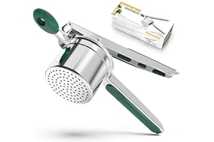 ‎SPEENSUN Spaghettieispresse für Eis,Kartoffelpresse vergrößerten Bechern,Rutschfester Silikongriff zusätzliche Festigkeit spagettieis quetsche für Eis,aus edelstahl rostfrei spülmaschinenfest