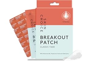 ‎SKIN CHOICE Skin Choice Fade Dark Spots Microdart Pimple Patches with Niacinamide, Hyaluronic Acid for Hyperpigmentation, Microneedle Acne Dots Hydrocolloid Spot Patches, Vegan, Cruelty Free (8 Pack)