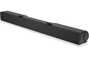 DELL AC511 SOUNDBAR - Altavoces multimedia, para monitor de pantalla LCD E2014H P1914S P1917S P2014H P2217 - Tarjeta de audio integrada universal para ordenadores fijos de escritorio y portátiles
