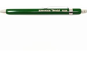 KOH-I-NOOR Versatil 5228 - Lápiz mecánico de metal sacapuntas para minas 2 mm - verde