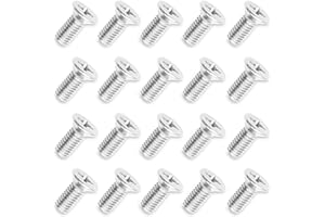 GENERIC 20pcs Brake Disc Rotor Screws, Stainless Steel Car Brake Disc Screw 93600-06014-0H Automotive Rotor Bolts Front and Rear Set Screws