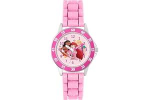 Disney Princess barn rosa tid lärare analog klocka PN4660