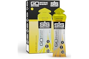 Science in Sport GO Isotonic Energy Gel 6x60ml Citron Citron vert, Vegan - Formule isotonique avec 22g de glucides, Alternative optimale aux boissons isotoniques