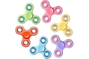 GIGILLI Fidget Spinners 6 pacchetto, sensoriale Fidget giocattoli ADHD ansia giocattoli alleviamento dello stress riduttore mano spinner laurea regalo aula premi partito favore per bambini adulti