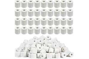 QIQN Perles Ceramique Filtration Eau 500g Perle Aquarium Filtration Eau pour Tous Les Types d'aquariums et Bassins Stabiliser Le pH de l'eau
