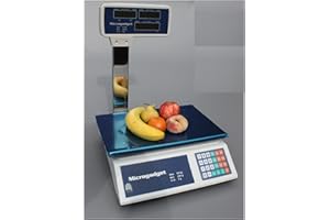 Electromax Electronic Digital Table Scales with Charging Cable - Shop Price Computing Scales, Very Precise for Fruit Market, Retail Use Up to 88lb/40kg