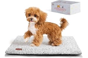 ‎MORA PETS Mora Pets Selbstheizende Katzendecke Heizdecke für Katze Hunde Wärmedecke Selbstwärmend Decke Katze Heizmatte Geräuschlos Wärmekissen Waschbar Katzenbett Flauschig und Weich 74 x 48 cm