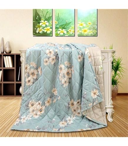 Eurofirany Tagesdecke Mit Rüschen - 170x210cm Rosa Samtoptik