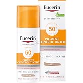 Eucerin Pigment Control Tinted Face Sun Gel-Creme LSF 50+ Get&ouml;nter Sun Protection Gegen Pigmentflecken Mittel, 50 ml Cream